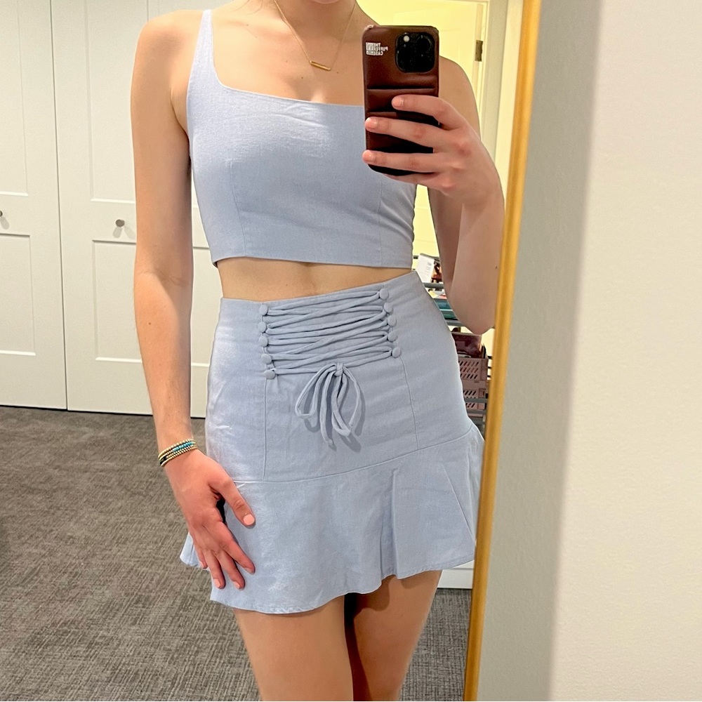 Princess Polly Light Blue Set